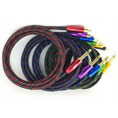 Kabel RCA do maszynki tatuażu 1,8m