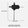 Zestaw kluczy imbusowych 2,5 mm