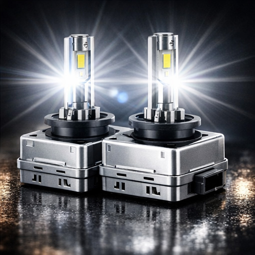 Montaż żarówki LED D1S w reflektorze