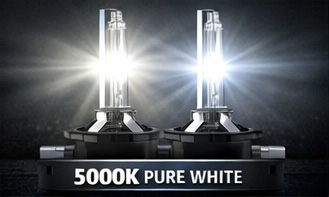 Żarnik xenon 5000K biały